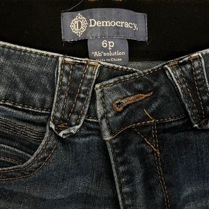 Size 6p Democracy Ab-Solution ankle skinny jeans.